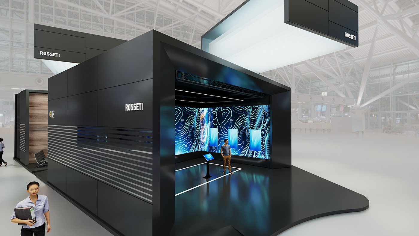 ROSSETI國外展臺設(shè)計