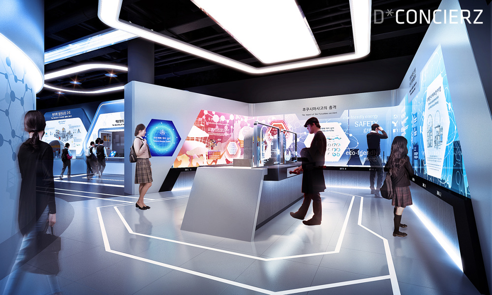 韓國科技感展臺(tái)設(shè)計(jì)