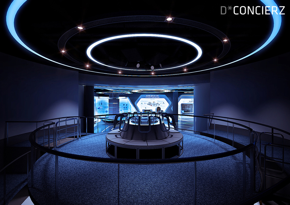 韓國科技感展臺(tái)設(shè)計(jì)