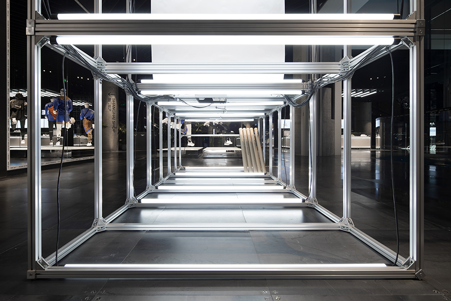 耐克展臺(tái)設(shè)計(jì)體驗(yàn)館