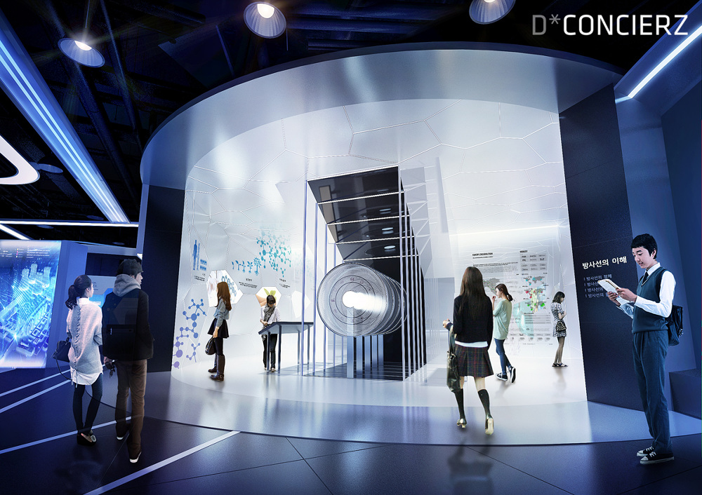 韓國科技感展臺(tái)設(shè)計(jì)